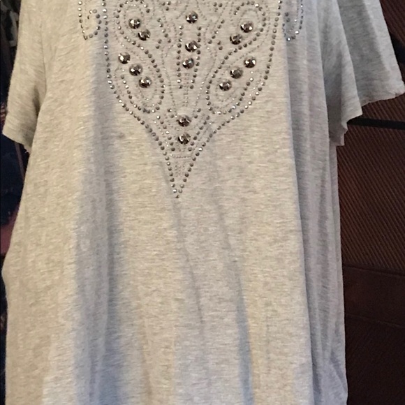 A Fashion Bug really cool beaded size 2X top. - Picture 2 of 6